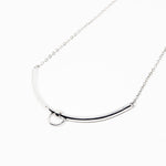 Line Necklace - Silver